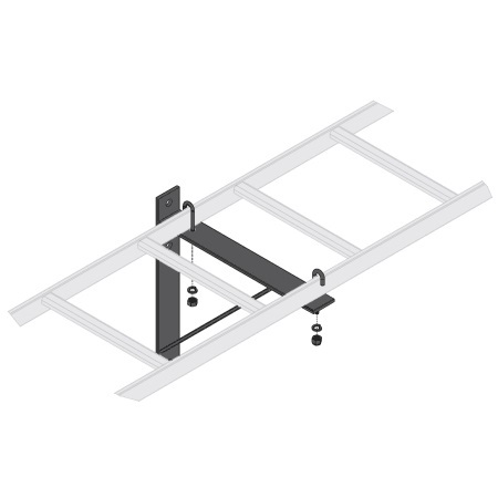 CLB-TSB Middle Atlantic 12" Triangle Wall Support Bracket - 1 Piece