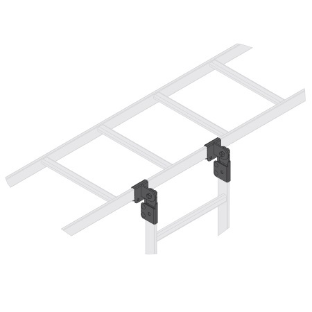 CLH-90T Middle Atlantic 90&deg; T-Splice Hardware (Pair)