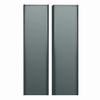 Show product details for CRD-WMRK-42 Middle Atlantic 42 Space Solid Split Rear Door w/ Swing Handle for WMRK Racks - Black Finish