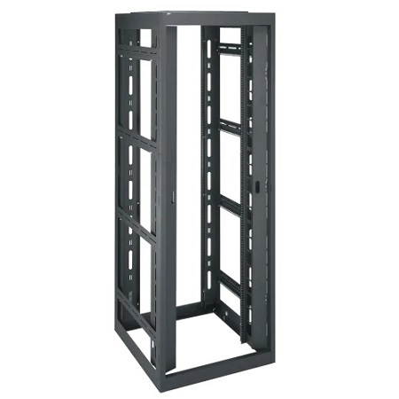 DRK19-44-42LRD Middle Atlantic 44 Space (77") 19" Panel Width 42" Deep Gangable Rack w/ CBL Management Ducts w/o Rear Door