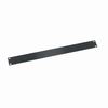 Show product details for HBL1 Middle Atlantic 1 space 1.75" Flat Rack Panel - Black