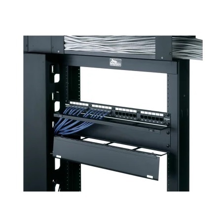 HHCM-2 Middle Atlantic 2 Space (3 1/2 Inch) Hinged Horizontal Cable Manager