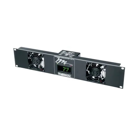 IUQFP-2 Middle Atlantic Ultra Quiet Fan Panel with Proportional Speed Fan Control, 2 Fans, 220V
