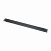 Show product details for PHBL-1 Middle Atlantic 1 Space (1 3/4 Inch) Flat, 1/8 Inch Thick Aluminum Blank Panel, Black Powder Coat Finish