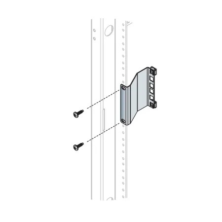 RR2-3RCN Middle Atlantic 2 Space (3-1/2 Inch), 3 Inch Deep Rackrail Recessor