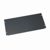 Show product details for SB5 Middle Atlantic 5 Space ( 8 3/4 Inch) Flanged Steel Blank Panel, Black Textured Finish