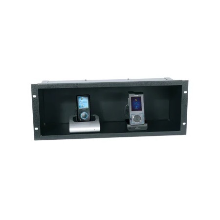 SH-DMP-S Middle Atlantic Digital Media Player Shelf, Black Textured Finish