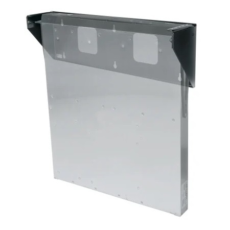 VPM-2 Middle Atlantic 2 Space (3-1/2 Inch), Vertical Panel Mount, Black Finish