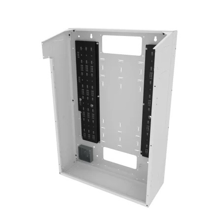 VWM-BPSD-3610-WT Middle Atlantic VWM Series Split Door Back Pan, 36" High, 10" Deep, White Finish