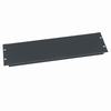 Show product details for WSB3 Middle Atlantic 3 Space (5 1/4 Inch) Flanged Steel Blank Panel, Black Wrinkle Finish