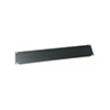 PBL-2 Middle Atlantic 2 Space 3 1/2" Flanged Aluminum Blank Panel - Black Powder Coat Finish