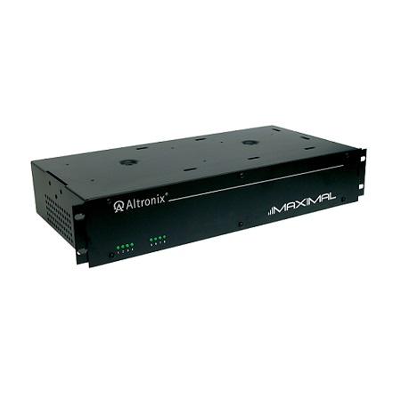 MAXIMAL1RHV Altronix 8 Channel 3Amp 24VDC or 4Amp 12VDC Access Control Power Supply/Charger with Controller