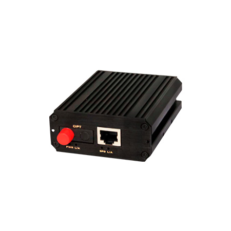 MCLS1-M2N-WCN-B KBC Networks Industrial Single Channel 10/100M PoE Ethernet Multimode 2 Fiber  Wall Mounted SC Connector Media Converter