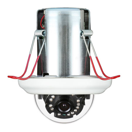 MF21M4TIRFM Ganz 4.3mm 30FPS @ 1920 x 1080 Indoor IR Day/Night WDR PTZ Dome IP Security Camera 12VDC/POE