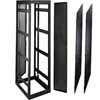 Show product details for MRK-4431-AV Middle Atlantic 44 Space (77 Inch), 31 Inch Deep Gangable Rack Configured for Av, Black Finish