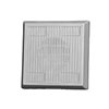 Show product details for MT4-115-S Cooper Wheelock 8 Multitone Surface Wall/Ceiling Alarm 115VAC - Silver - No Strobe