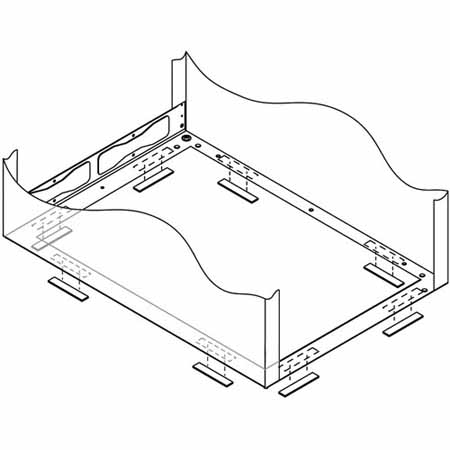 MV-ISO-36 Middle Atlantic ISO Kit for MRK/VRK/VMRK, 36 Inch Deep