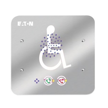 MX16RSF-US Cooper Wheelock Type B Call Station SS Flush Mount USA Area Of Refuge