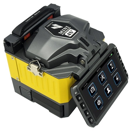 Mini4S-BUNDLE FiberFox Clad Alignment Splicer Kit SW-35B Splicing Workstation LED Dual Power Light & Magnifying