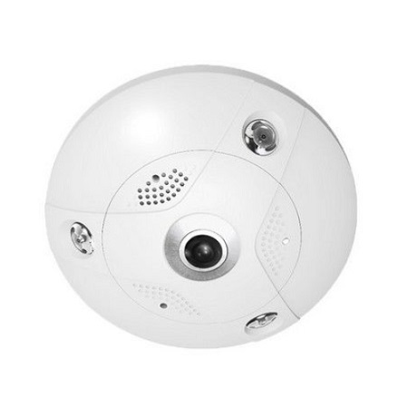 NCA06-FEA Red Line Series DS-2CD6362FWD-IVS 1.27mm 25FPS @ 6MP Outdoor IR Day/Night DWDR Fisheye IP Security Camera 12VDC/PoE