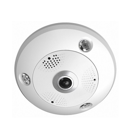 NCA26-FEA Red Line Series DS-2CD6365G0-IVS 1.27mm 30FPS @ 6MP Outdoor IR Day/Night DWDR Fisheye IP Security Camera 12VDC/PoE