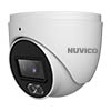 Show product details for NCT-5MLC-E2 Nuvico Xcel Series 2.8mm Lens 30FPS @ 5MP ColorBurst Indoor/Outdoor White Light Day/Night WDR Eyeball IP Camera 12VDC/PoE