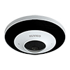 Show product details for NCT-6M-FE Nuvico Xcel Series 6MP Fisheye 1.07mm 30FPS @ 2160 x 2160 Indoor/Outdoor IR Day/Night DWDR IP Security Camera 12VDC/PoE