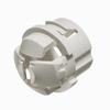 Show product details for NM94X-200 Arlington Industries White Button Non-Metallic Push-In Connector - Pack of 200