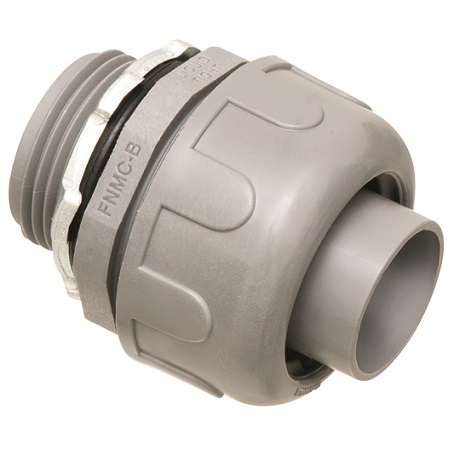 NMLT10C-5 Arlington Industries NMLT Straight 1 Inch Connector - Pack of 5