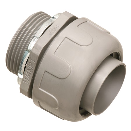 NMLT12C-5 Arlington Industries NMLT Straight 1 1/4 Inch Connector - Pack of 5