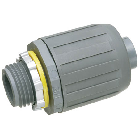 NMLT5-25 Arlington Industries ½" Non-Metallic Liquid Tight Push In Connectors - Pack of 25