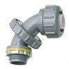 Show product details for NMLT5090-10 Arlington Industries " PVC Liquid Tight Zero to 90 Connectors - Pack of 10