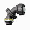 Show product details for NMLT7590BL-10 Arlington Industries " PVC Liquid Tight Zero to 90 Connectors - Pack of 10