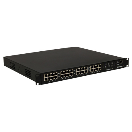 [DISCONTINUED] NPR500-16MC LifeSafety Power 500W 16 port PoE+ managed midspan injector with 48V charger