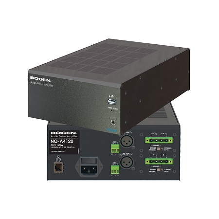 NQ-A4060 Bogen Networked 4-Channel Audio Powered Amplifiers