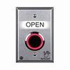 Show product details for NT-CA100-EN STI NoTouch Cast Aluminum IR Switch with Three Snap-in Messages - US Single-Gang