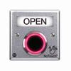 NT-CA300-EN STI NoTouch Cast Aluminum IR Switch with Three Snap-in Messages - European Single-Gang