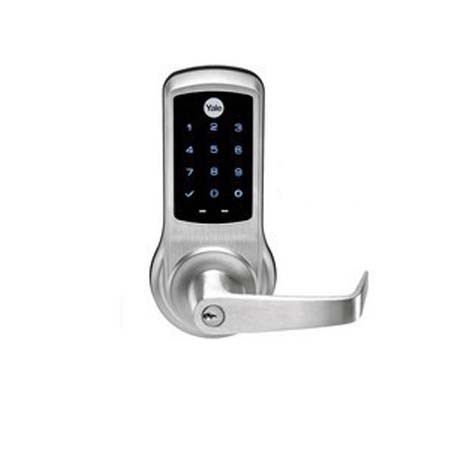 NTB620-ZW2-626 Yale nexTouch Z-Wave Touch Screen Keyed 626 AU Lever - Satin Chrome