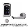 Show product details for NTM617-ZW3-613E-RH Yale Mortise Lock with Pushbutton Keypad-Cylinder Override with Thumbturn ZW Module - Dark Oxidized Bronze Equivalent - Right Hand