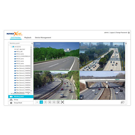 NUVICO-XCEL-WEB-CMS-IE Nuvico Xcel CMS for Nuvico Xcel Series IP Cameras and Nuvico Xcel Series Recorders - IE