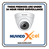 Show product details for XCL-4X4-VD Nuvico Xcel 4x4" Indoor/Outdoor Window Decal