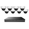 NVR302-4TB-IPC324SB8 Uniview 8 Channel NVR Kit 160Mbps Max Throughput - 4TB Built-in 8 Port PoE w/ 8 x 4MP Outdoor IR Dome IP Security Cameras
