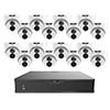 NVR304-8TB-IPC3614SB16 Uniview 16 Channel NVR Kit 160Mbps Max Throughput 8TB Built-in 16 Port PoE w/ 16 x 4MP Outdoor IR Eyeball IP Security Cameras
