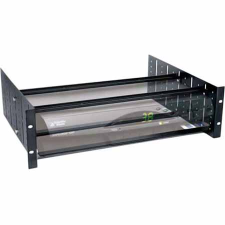 OCAP-3 Middle Atlantic 3 Space (5 1/4 Inch) Open Captivator Shelf, Ready-To-Assemble Construction, Black Finish