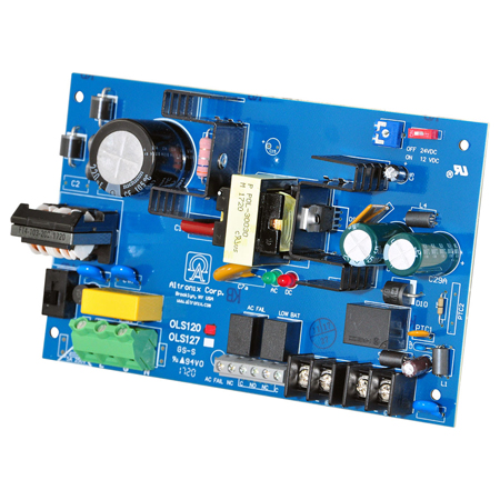 OLS120 Altronix Power Supply/Charger 12VDC or 24VDC @ 4amp - AC and Battery Monitoring