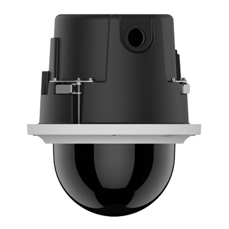 P1220-YSR0 Pelco 4.3-86mm 20x Optical Zoom 30FPS @ 1920 x 1080 Indoor Day/Night PTZ IP Security Camera 24VAC/POE - In-ceiling