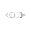 Show product details for P12L Vanco Connector Cigarette Plug Solder 3 AMP Illuminated Red