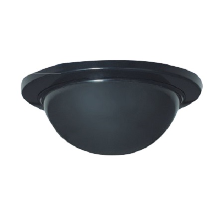 PA-6810K TAKEX Passive IR Sensor 50' Diam., 360 Degree, Dual Element, up to 16' Ceiling, "Snap In Base" - Black