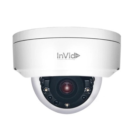 PAR-ALLDRXIR28BD InVid Tech Paramont Series 2.8mm 20FPS @ 5MP Outdoor IR Day/Night WDR Dome HD-TVI/HD-CVI/AHD/Analog Security Camera 12VDC/24VAC
