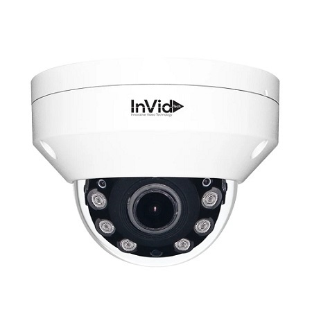 PAR-ALLDRXIRA27135BD InVid Tech Paramont Series 2.7-13.5mm Motorized 20FPS @ 5MP Outdoor IR Day/Night WDR Dome HD-TVI/HD-CVI/AHD/Analog Security Camera 12VDC/24VAC